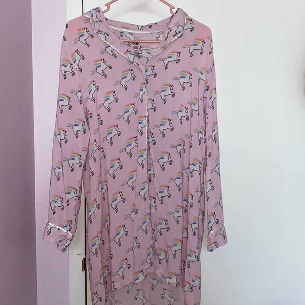 Unicorn Long Pajama Shirt